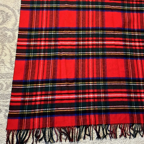 Johnston Home Reversible 100% Lambswool Blanket / Throw New w/Tags - Picture 2 of 13